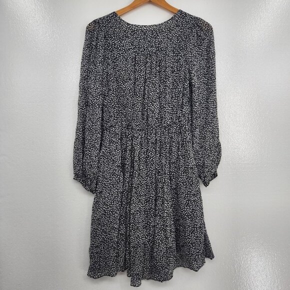 Anthropologie Maeve Carolyn Mini Dress Cheetah Print X-Small - Picture 9 of 16